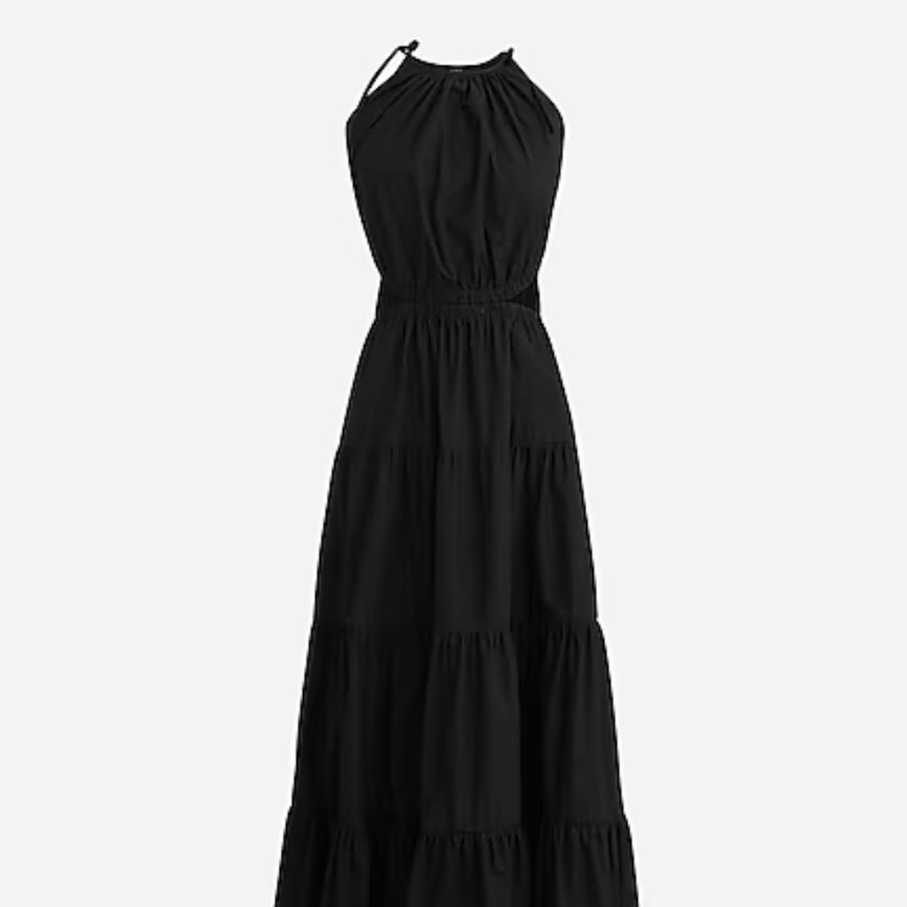 J. Crew Harbor side-cutout dress